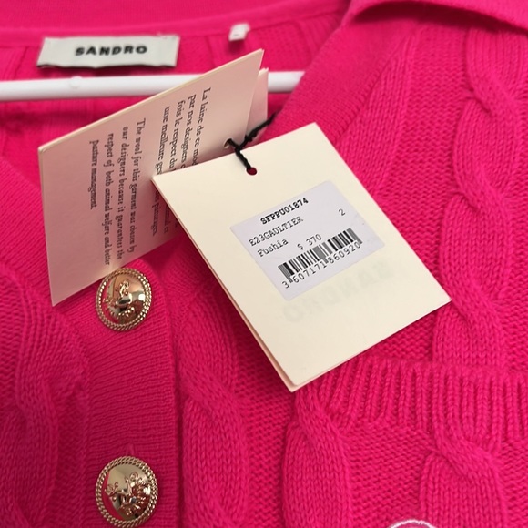 Sandro Fushia Sweater Size 2 - Picture 3 of 6